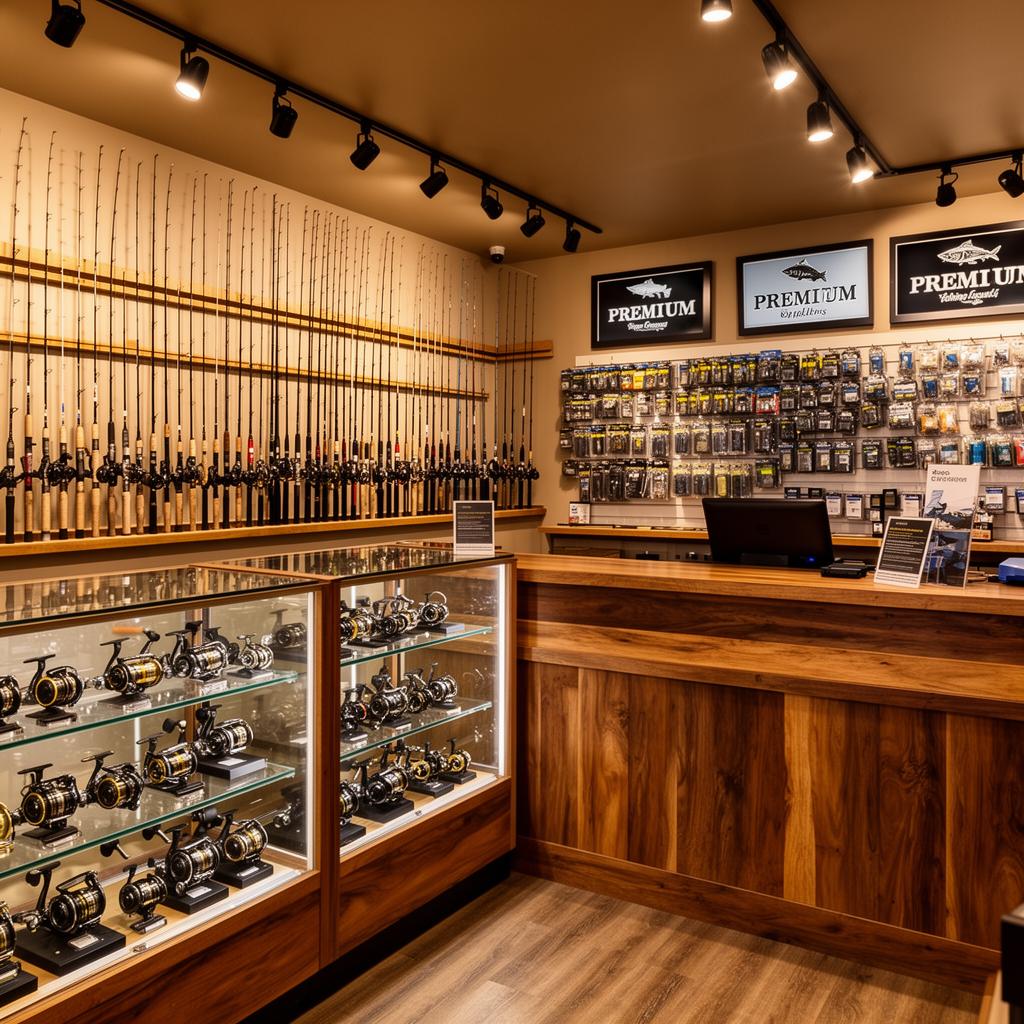 Hook Line & Sinker tackle shop interior